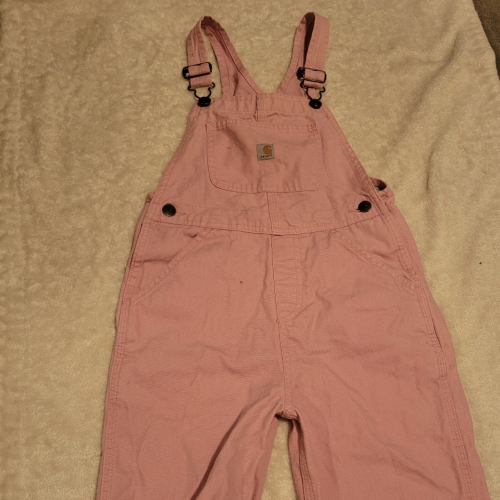 Pink Carhartt overalls, 6x